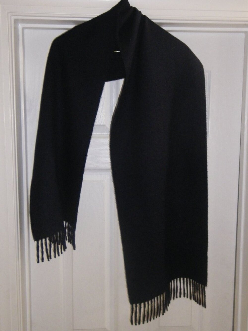 Kune 100% Royal Alpaca Unisex Midnight Blue Scarf - Picture 1 of 3